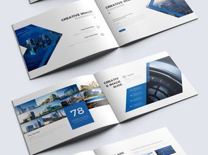 橫版藍(lán)色科技公司企業(yè)形象宣傳畫(huà)冊(cè)模板 高效市場(chǎng)營(yíng)銷(xiāo)的視覺(jué)利器